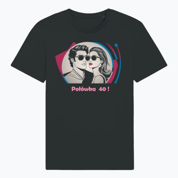 Męska koszulka „Połówka 40!"